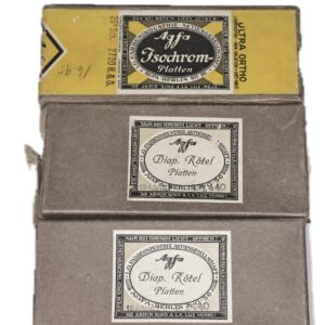 3 x AGFA PLATTEN 4,4 x 10,6 pas ouvert   (1G)